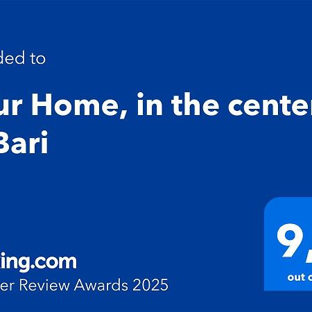 Your Home, In The Center Of Bari Eksteriør bilde